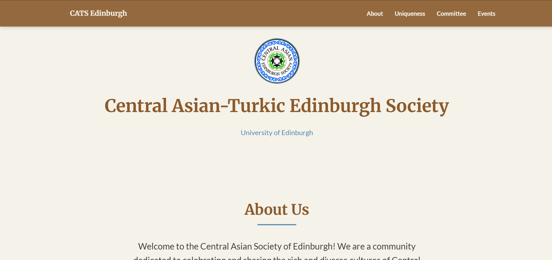 Central Asian Community Website